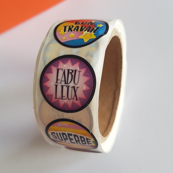 200 autocollants français professeurs parents - Picture 4 of 6